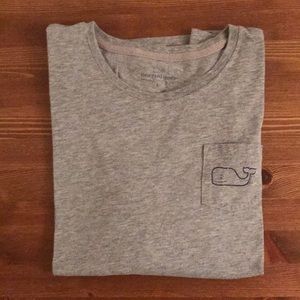 VINEYARD VINES Women’s Long Sleeve Gray Tee L
